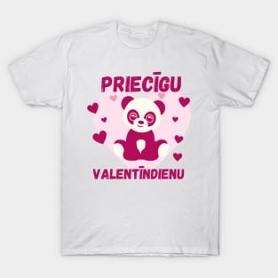 Latviski Priecīgu valentīndienu - latvietis T-Shirt